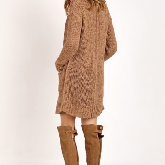 Free People Simply Sienna Cardigan Camel Size XS - Picture 2 of 12